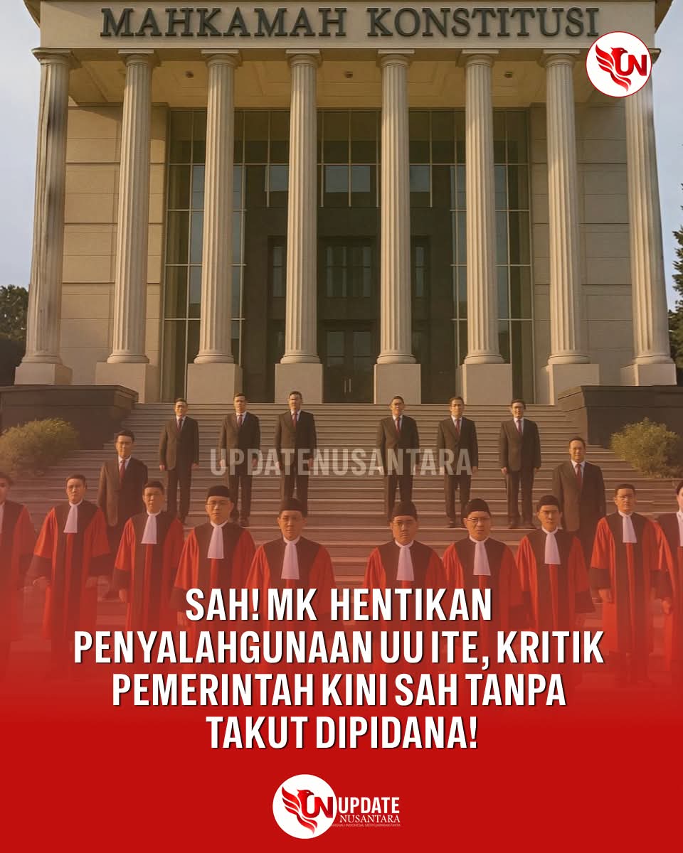MK Putuskan Pasal Pencemaran Nama Baik dalam UU ITE Tidak Berlaku untuk Lembaga atau Kelompok Tertentu*