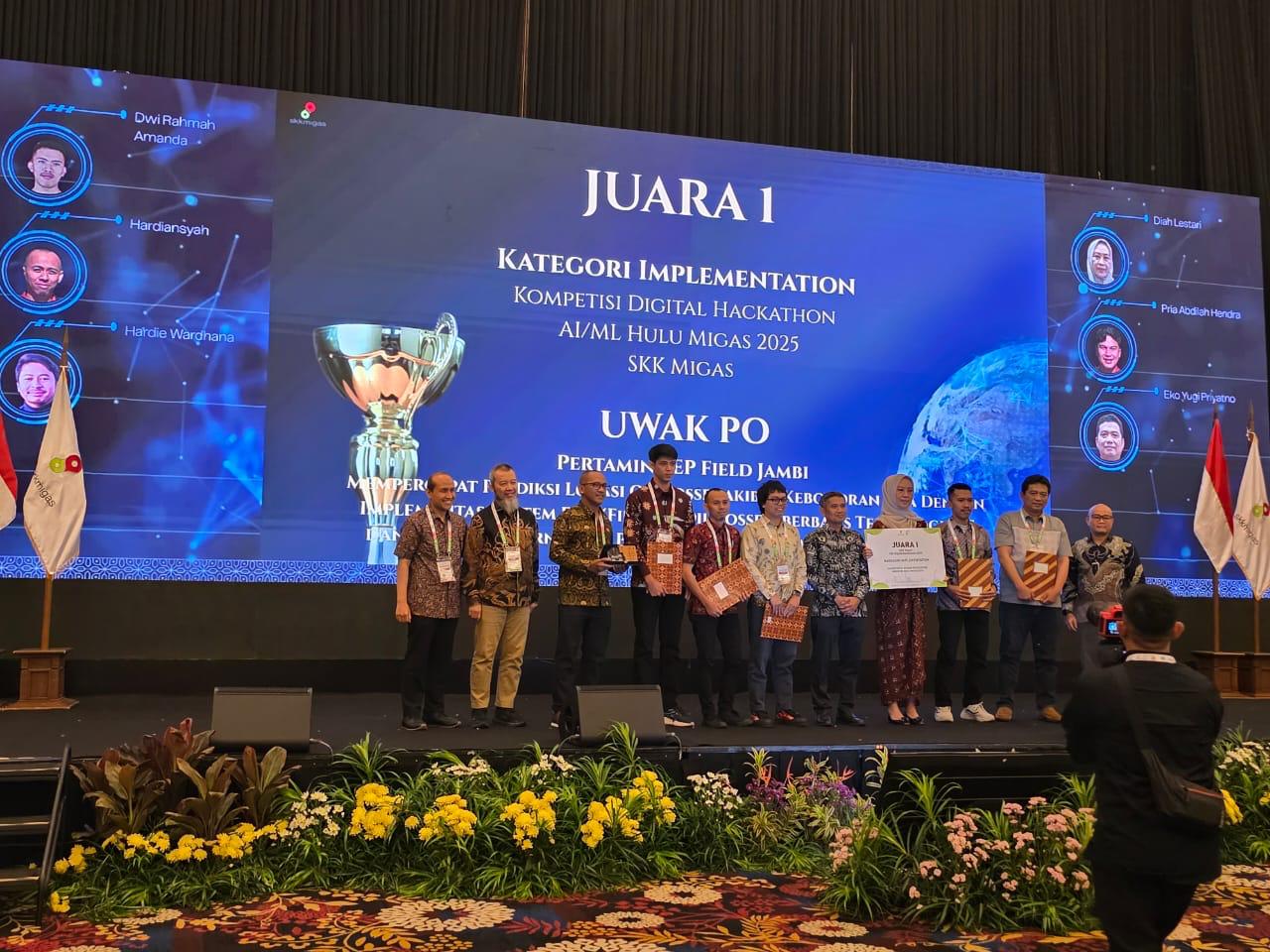 Inovasi Finding Oil Losses dari PEP Jambi Menjuarai Kompetisi Digital Hackaton SKK Migas*